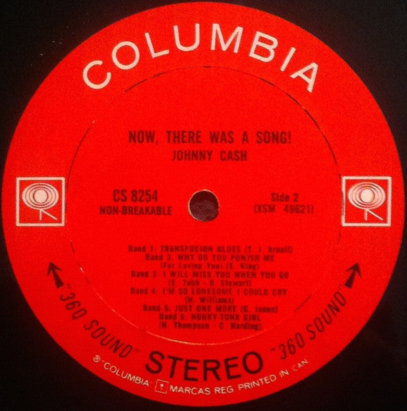 Johnny Cash : Now, There Was A Song! (LP, Album, RE)