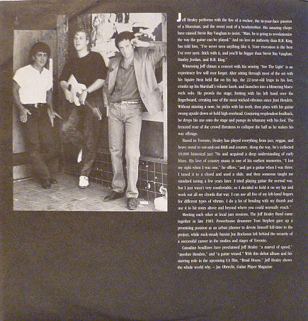 The Jeff Healey Band : See The Light (LP, Album)