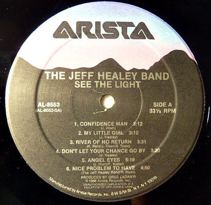 The Jeff Healey Band : See The Light (LP, Album)