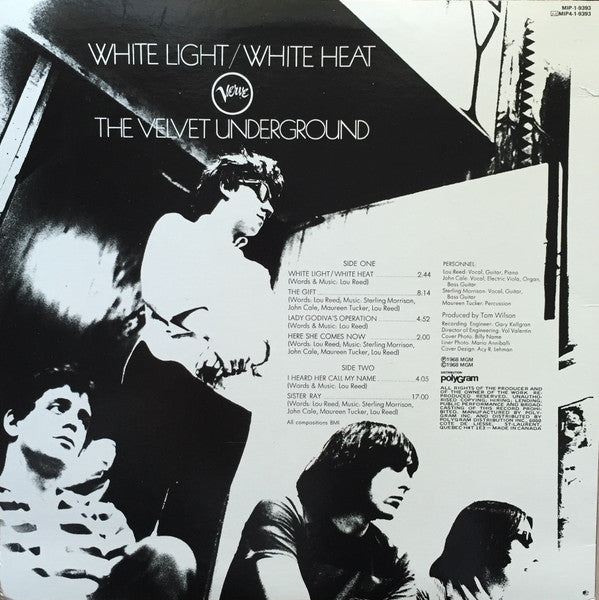 The Velvet Underground : White Light/White Heat (LP, Album, RE, Dis)