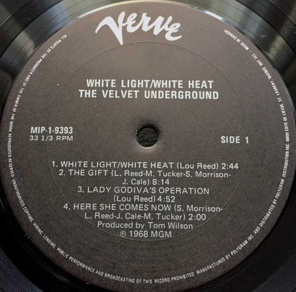 The Velvet Underground : White Light/White Heat (LP, Album, RE, Dis)
