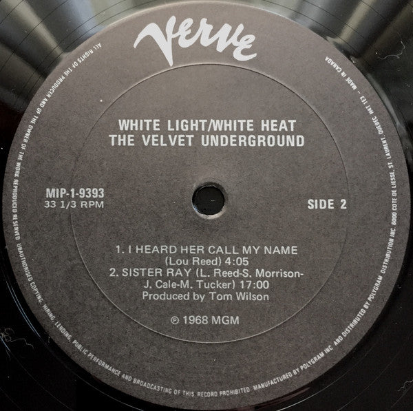 The Velvet Underground : White Light/White Heat (LP, Album, RE, Dis)