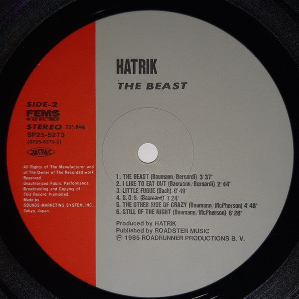 Hatrik : The Beast (LP, Album)