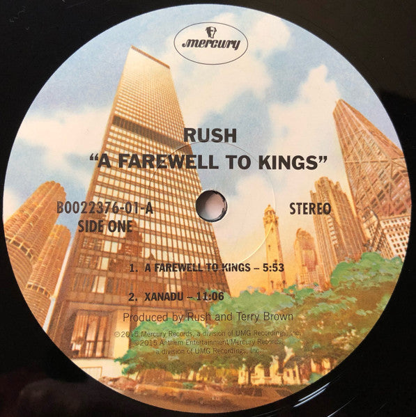 Rush : A Farewell To Kings (LP, Album, RE, RM, 200)