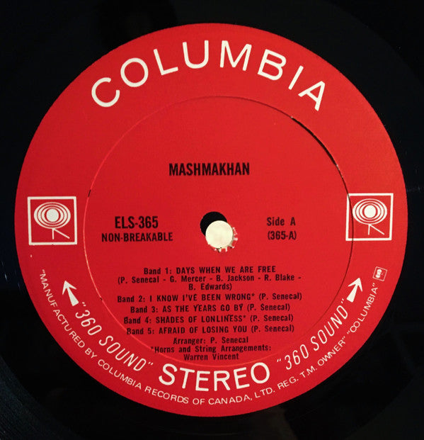 Mashmakhan : Mashmakhan (LP, Album)