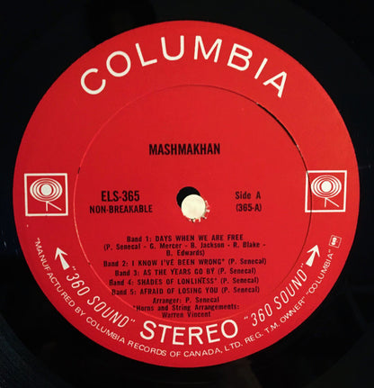 Mashmakhan : Mashmakhan (LP, Album)