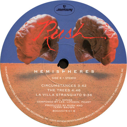 Rush : Hemispheres (LP, Album, RE, RM, 200)