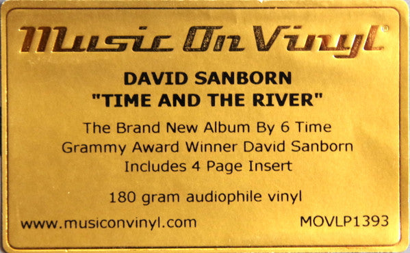 David Sanborn : Time And The River (LP, Album, 180)