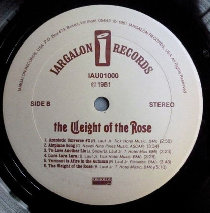 Bill Lauf Jr. & Horace Williams Jr.* : The Weight Of The Rose (LP, Album)