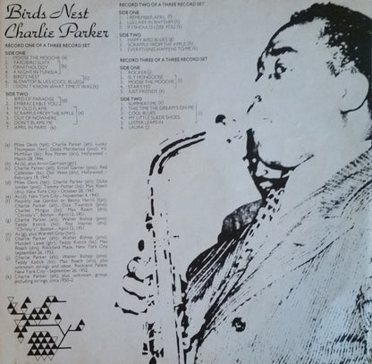 Charlie Parker : Birds Nest (3xLP, Comp, Mono)