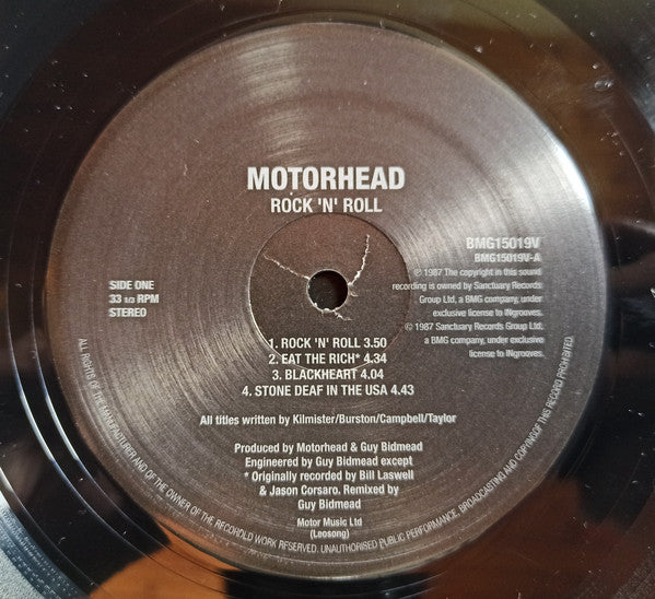 Motörhead : Rock 'N' Roll (LP, Album, RE, 180)