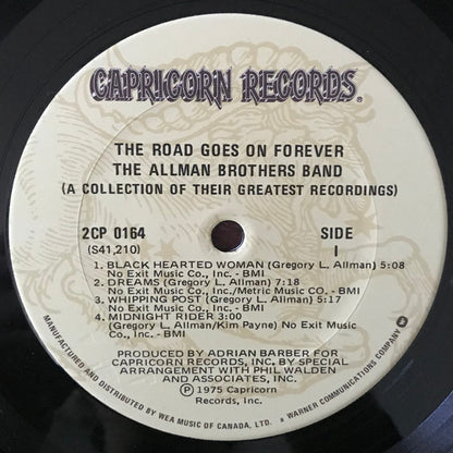 The Allman Brothers Band : The Road Goes On Forever (2xLP, Comp, Gat)