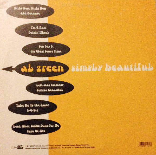 Al Green : Simply Beautiful (LP, Comp, RM, Gre)