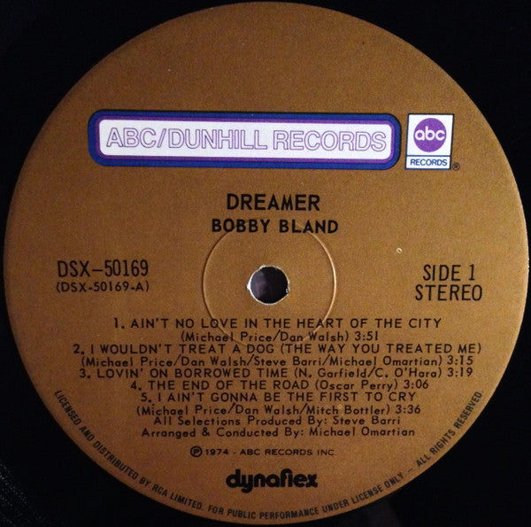 Bobby Bland : Dreamer (LP, Album)