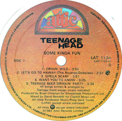 Teenage Head : Some Kinda Fun (LP, Album, Club)