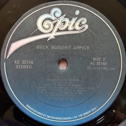 Beck, Bogert & Appice : Beck, Bogert & Appice (LP, Album)