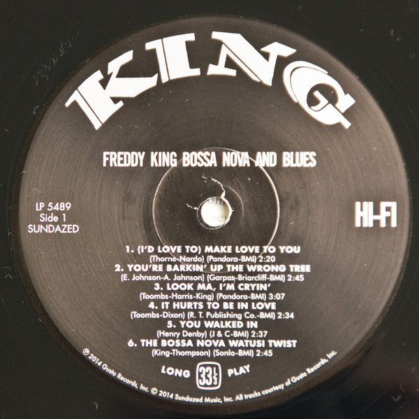 Freddie King : Bossa Nova And Blues (LP, Album, Mono, RE, RM, 180)