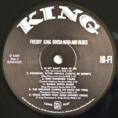 Freddie King : Bossa Nova And Blues (LP, Album, Mono, RE, RM, 180)