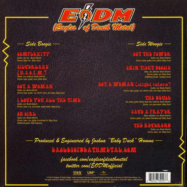 Eagles Of Death Metal : Zipper Down (LP, Album)