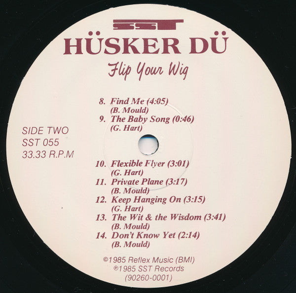 Hüsker Dü : Flip Your Wig (LP, Album, RE)