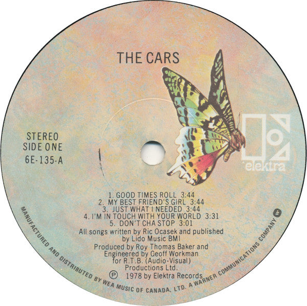 The Cars : The Cars (LP, Album, Lon)
