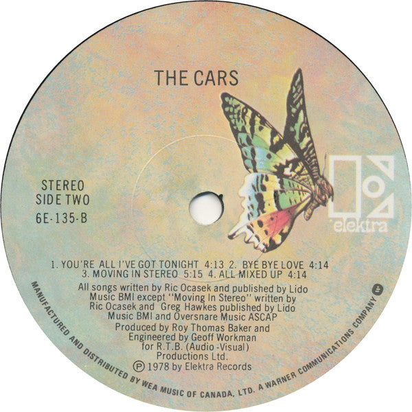 The Cars : The Cars (LP, Album, Lon)