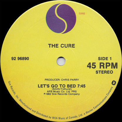 The Cure : Let's Go To Bed (12", Maxi)