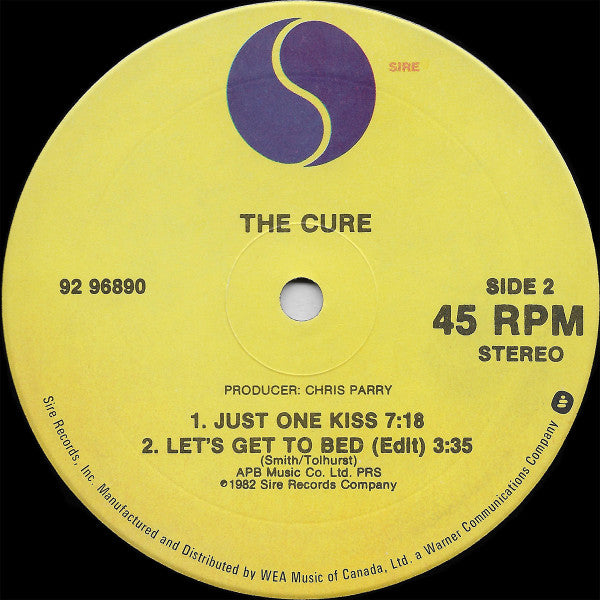 The Cure : Let's Go To Bed (12", Maxi)