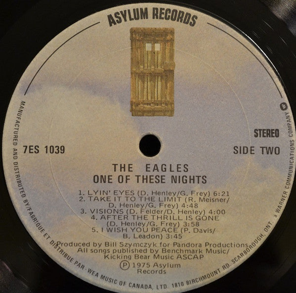 Eagles : One Of These Nights (LP, Album, Tex)