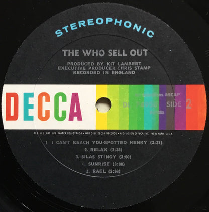 The Who : The Who Sell Out (LP, Album, RP, All)