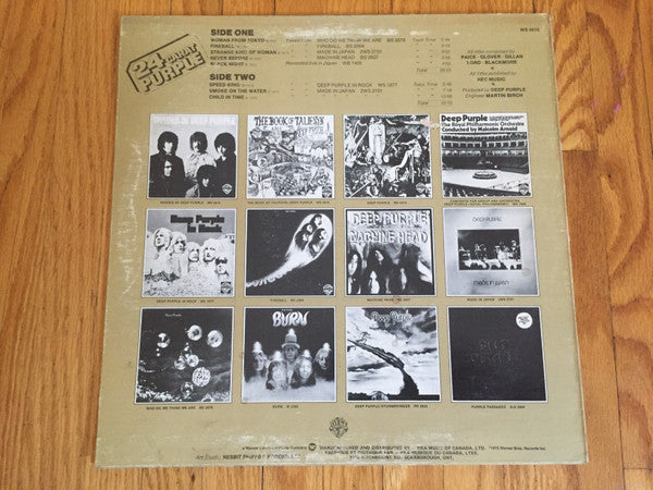 Deep Purple : 24 Carat Purple (LP, Comp)