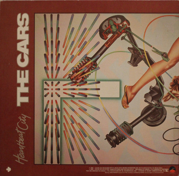 The Cars : Heartbeat City (LP, Album, Gat)