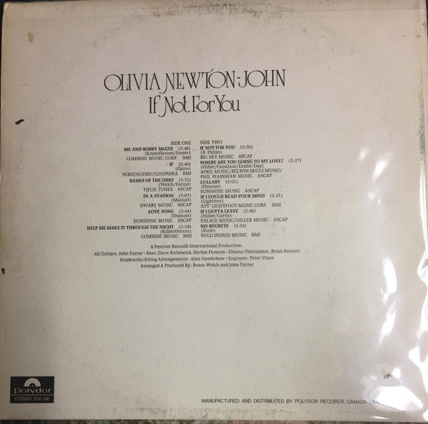 Olivia Newton-John : If Not For You (LP, Album)