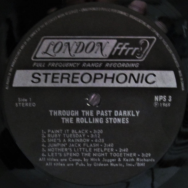 The Rolling Stones : Through The Past, Darkly (Big Hits Vol. 2) (LP, Comp, Bla)