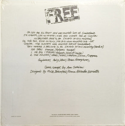 Free : Free Live (LP, Album)