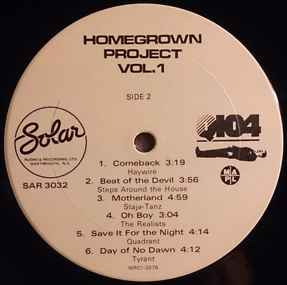 Various : Q104 Homegrown Project Vol. 1 (LP, Comp)