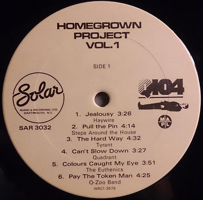 Various : Q104 Homegrown Project Vol. 1 (LP, Comp)