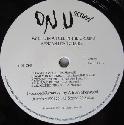 African Head Charge : My Life In A Hole In The Ground (LP, Album, RE, RM)