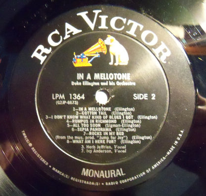 Duke Ellington And His Orchestra : In A Mellotone (LP, Comp, Mono, RE)