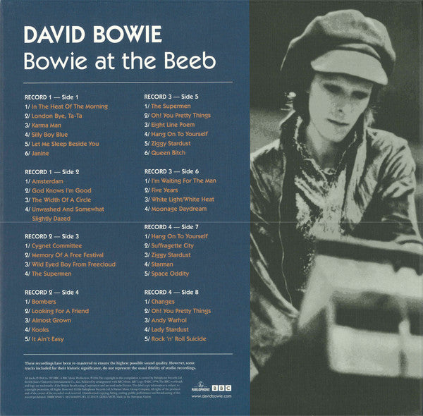 David Bowie : Bowie At The Beeb (The Best Of The BBC Sessions 68-72) (4xLP, Comp, RE, 180 + Box)