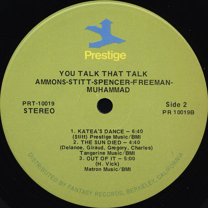 Ammons* & Stitt* : You Talk That Talk! (LP, Album)