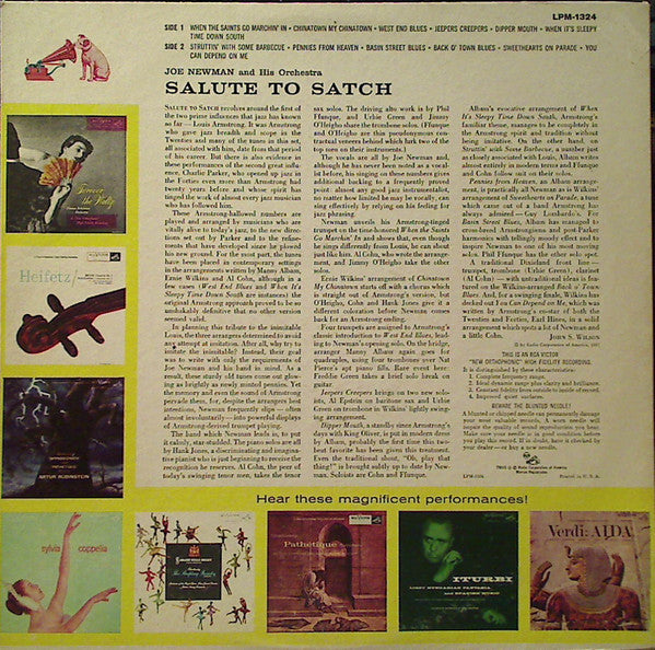 Joe Newman And His Orchestra : Salute To Satch (LP, Album)