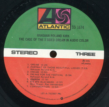 Rahsaan Roland Kirk* : The Case Of The 3 Sided Dream In Audio Color (2xLP, Album, PR )
