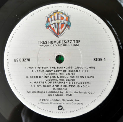 ZZ Top : Tres Hombres (LP, Album, RE, Gat)