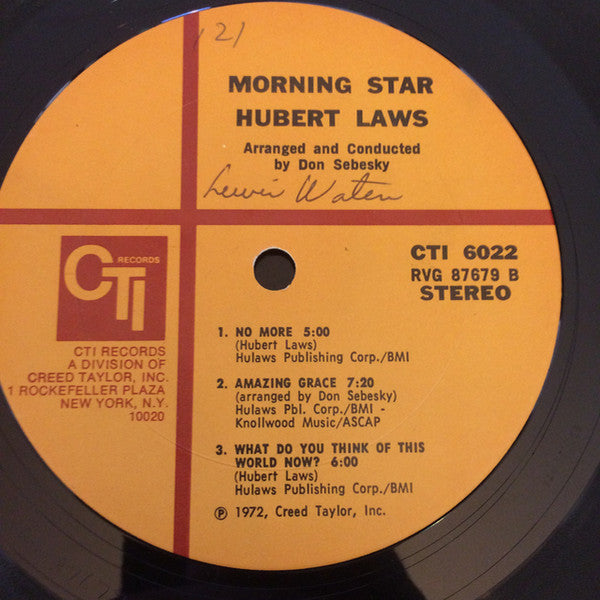 Hubert Laws : Morning Star (LP, Album, Gat)