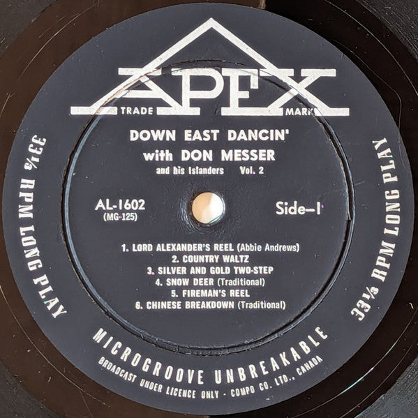 Don Messer And His Islanders : Down East Dancin' With Don Messer And His Islanders Vol. 2 (LP, Album)