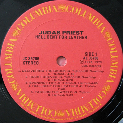 Judas Priest : Hell Bent For Leather (LP, Album)