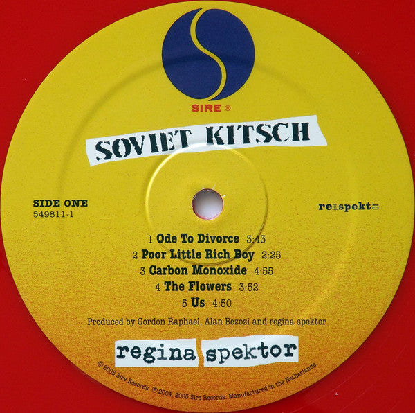 Regina Spektor : Soviet Kitsch (LP, Album, RSD, Ltd, RE, Red + 7", Single, Ltd, La)