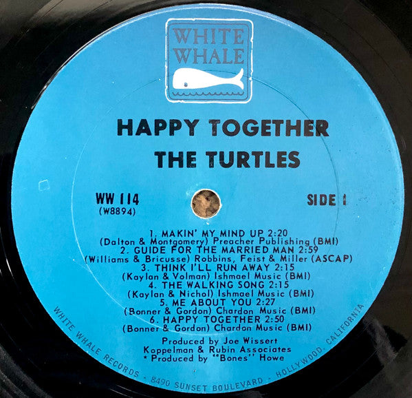 The Turtles : Happy Together (LP, Album, Mono, Pit)