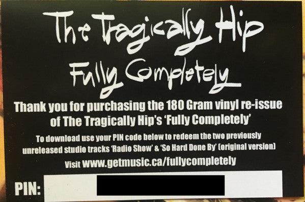 The Tragically Hip : Fully Completely (LP, Album, RE, RM, Gat)